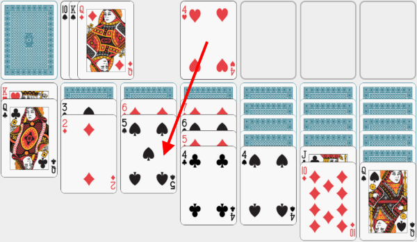 Solitaire, solving example, chapter 23